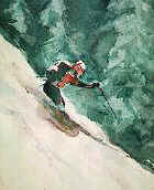 Watercolor by Bob McQueen - Rossland BC